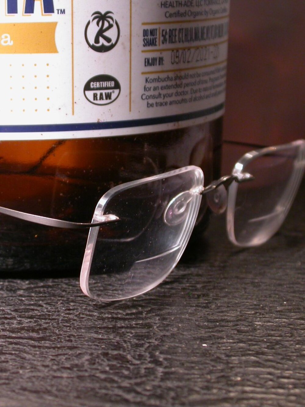 Silhouette Titan Frameless Spring Flat Silver Eyeglasses Made in Austria